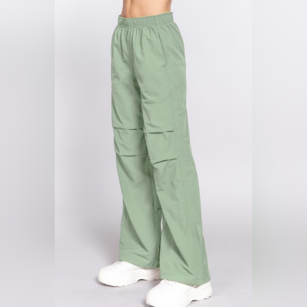 #124 🚨 SALE 🛑S, L BOHO FABULOUS WAIST ELASTIC PARACHUTE PANTS - Picture 11 of 13